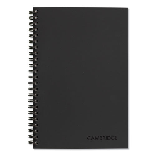 Wirebound Guided Quicknotes Notebook, 1-subject, List-management Format, Dark Gray Cover, (80) 8 X 5 Sheets