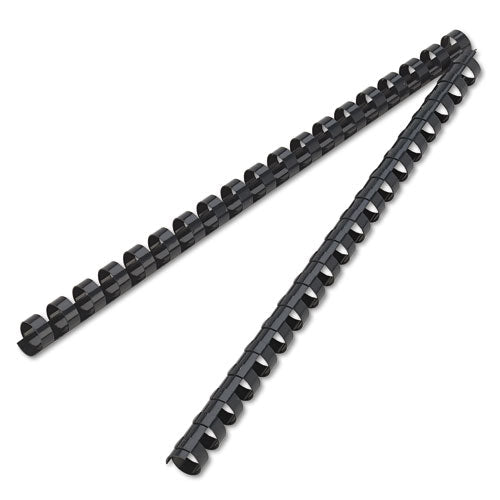 Plastic Comb Bindings, 1/2 Diameter, 90 Sheet Capacity, Navy Blue, 100/pack