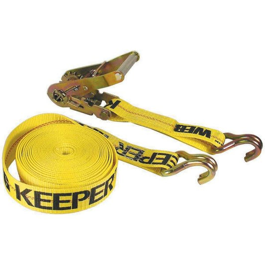 Keeper - 2x27' Ratchet Tie Down W/ J Hooks