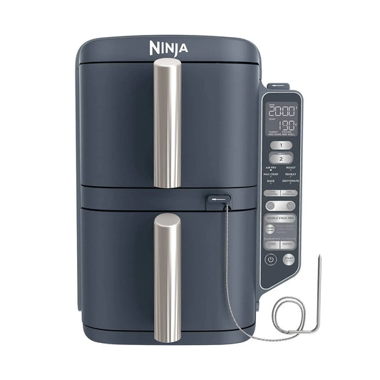 Ninja Double Stack XL 2-stöckige Heißluftfritteuse mit Smart Cook System, 9,5 Liter, Cyber Space